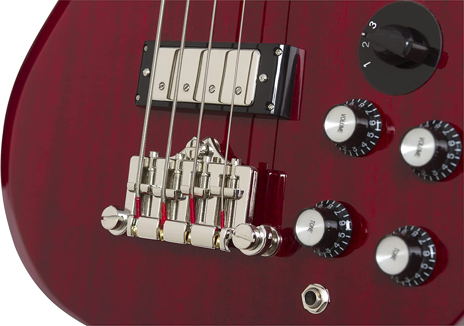 Epiphone EBG3CHCH1 EB - 3, 2 Pickup, 4 String Bass, Cherry ( FREE Gator GBE-BASS Gig Bag )