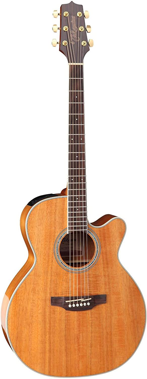 TAKAMINE GN77KCE NAT KOAWOOD CUTAWAY NEX BODY ACOUSTIC-ELECTRIC, TP-4TD PREAMP