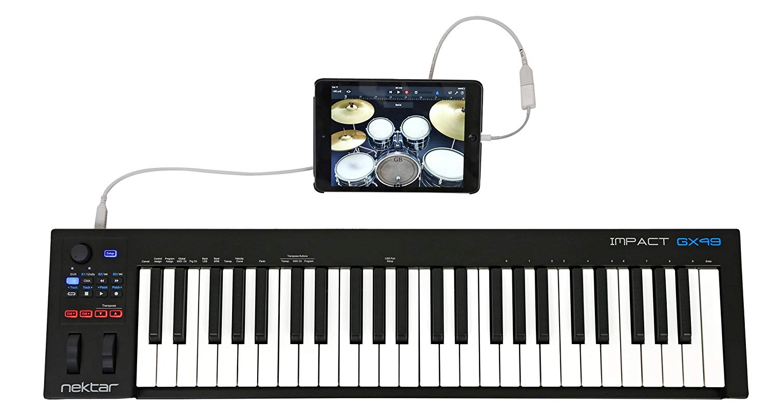 NEKTAR IMPACT GX49 USB  49 KEYS MIDI CONTROLLER, NEKTAR, MIDI CONTROLLER, nektar-impact-gx49-keyboard-controller, ZOSO MUSIC SDN BHD