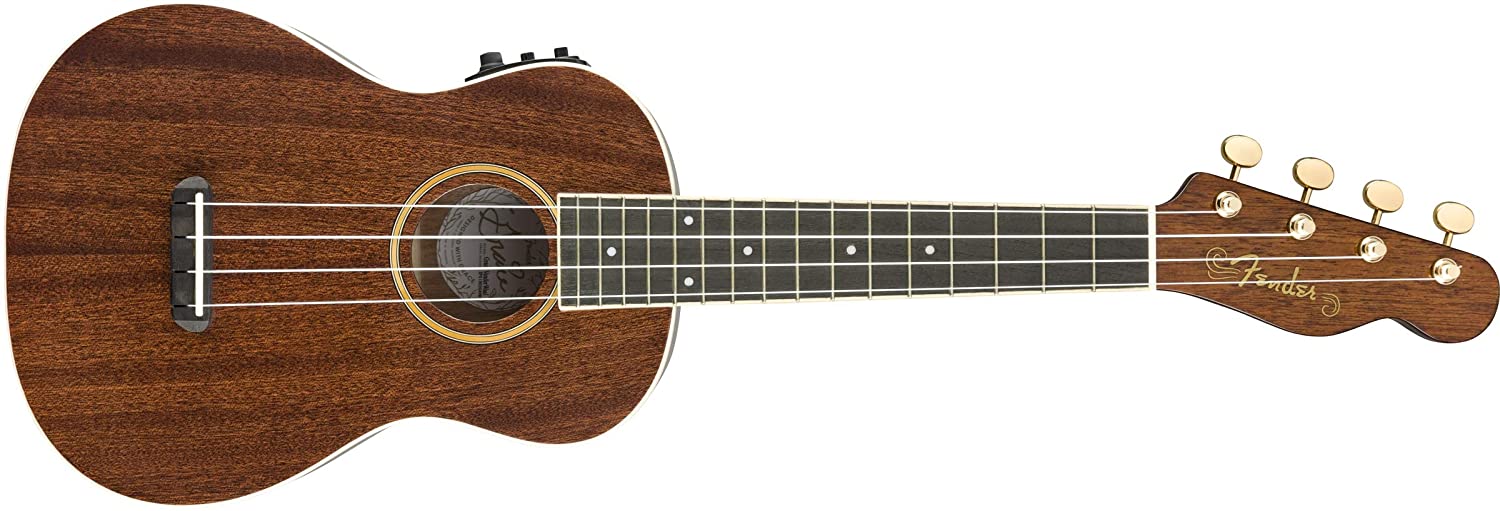 Fender G VanderWaal Signature Ukulele w/Bag, Walnut FB, Natural |  FENDER |  UKULELE |  Zoso Music