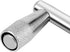 CONTINUOUS MOTION SPEED KEY TUNER RATCHET UNIVERSAL DRUM TUNING KEY STANDARD CHROME DK-3 (ZOSO) | KM , Zoso Music