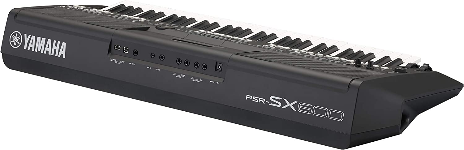 Yamaha PSR SX Series PSR SX600 61-Key Arranger Keyboard With Adaptor