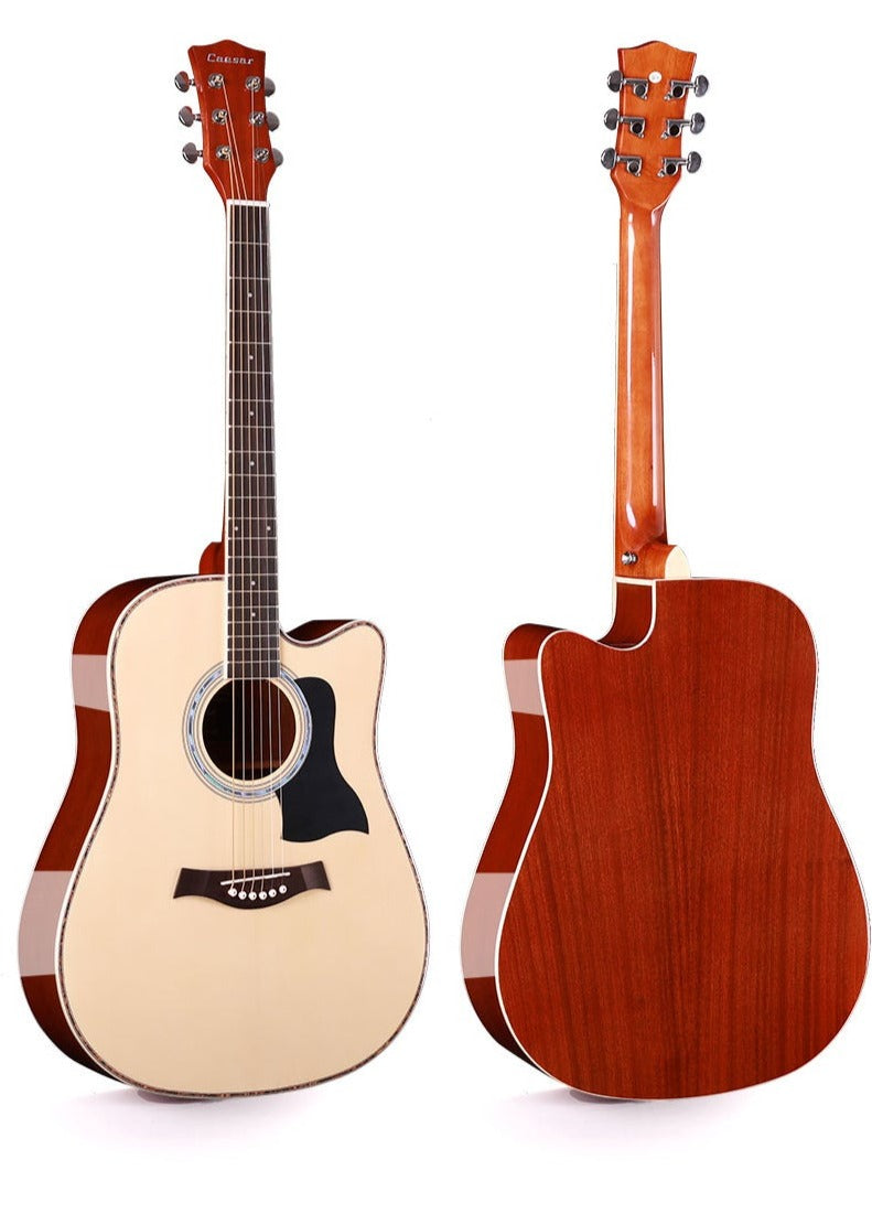 Caesar X-416Ce 41 Inches Acoustic Guitar Dreadnought Cutaway with EQ | CAESAR , Zoso Music