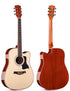 CAESAR X-416C ACOUSTIC GUITAR 41 INCHES CUTAWAY NATURAL | CAESAR , Zoso Music