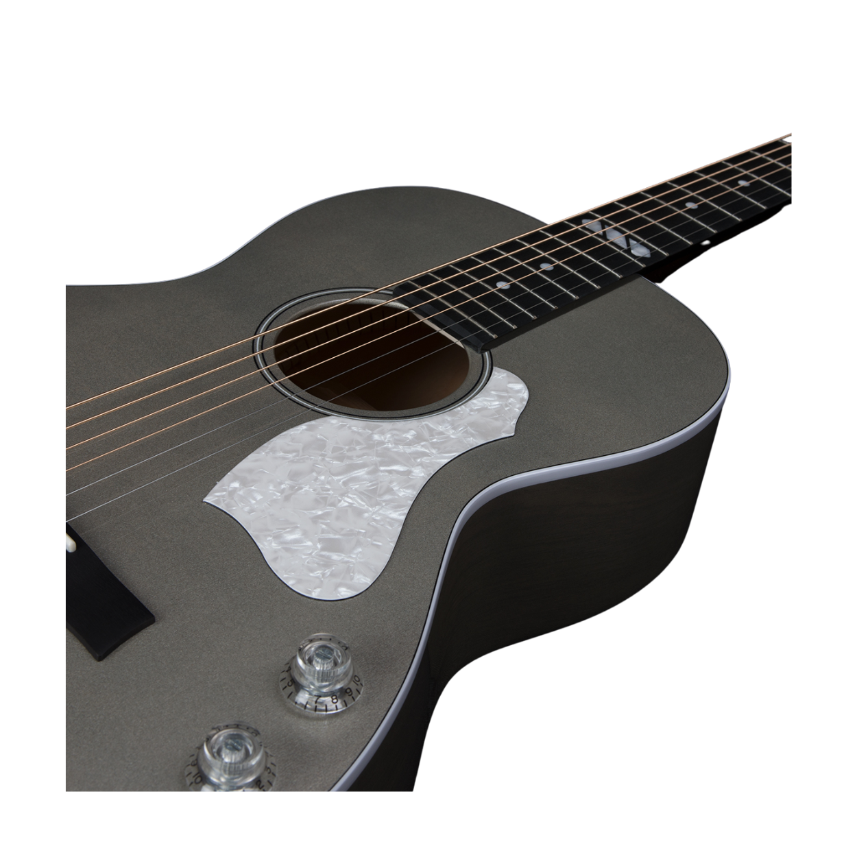 GODIN RIALTO JR. SATINA GRAY HG Q-DISCRETE PARLOR SIZE ACOUSTIC GUITAR