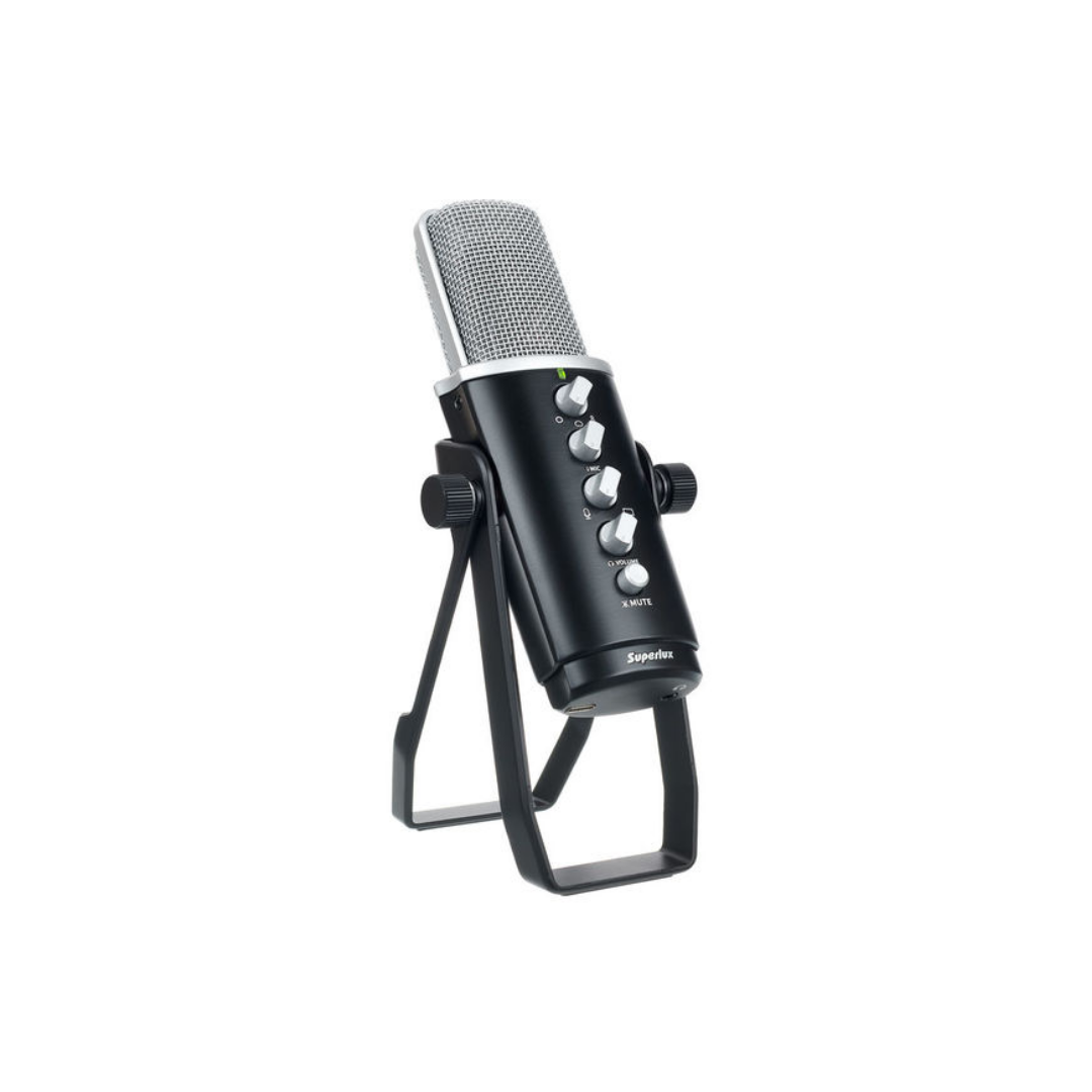 SUPERLUX E431U MULTI-PATTERN CONDENSER USB MICROPHONE, SUPERLUX, CONDENSER MICROPHONE, superlux-microphone-sup-e431u, ZOSO MUSIC SDN BHD
