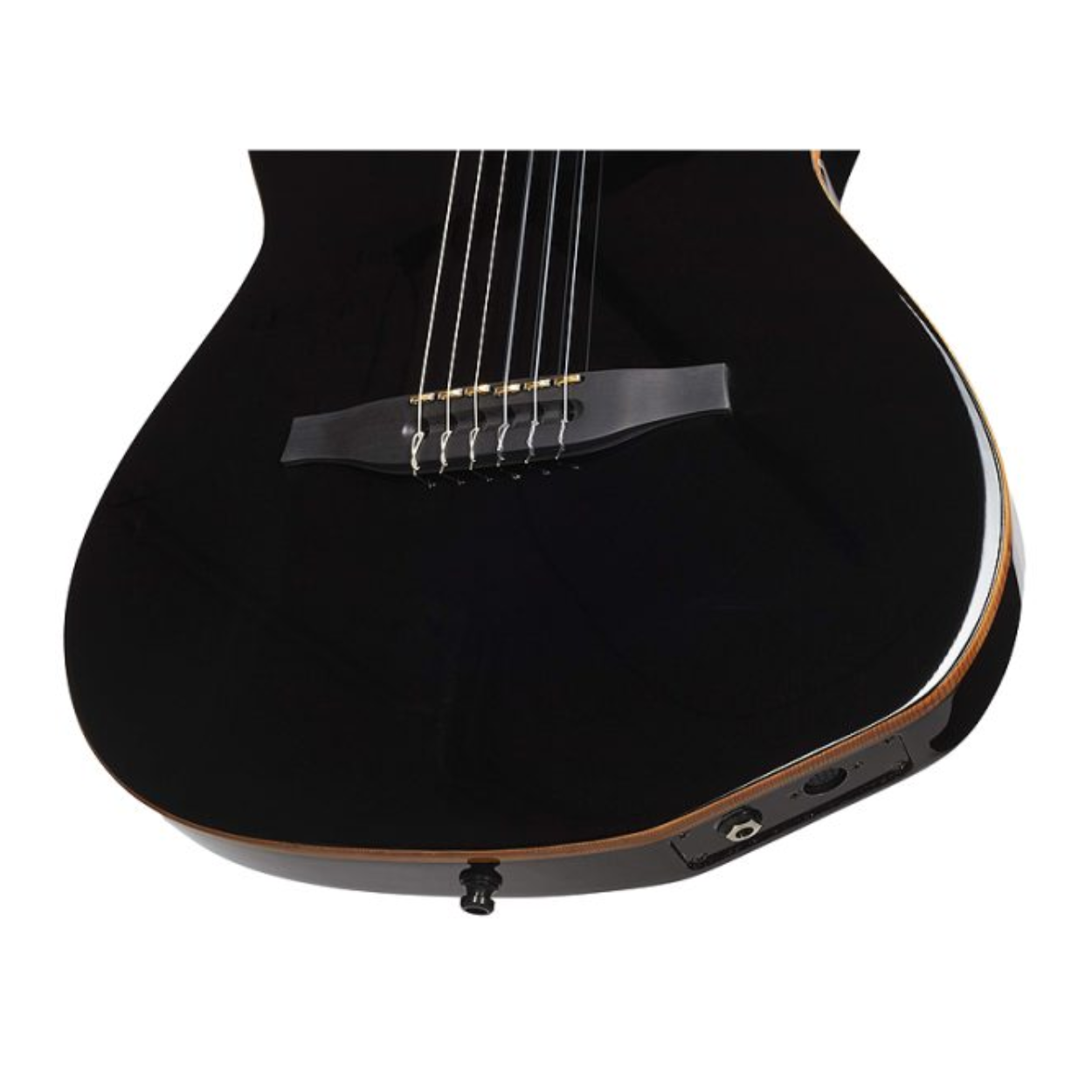 GODIN MULTIAC ACS SLIM CEDAR BLACK HG ELECTRIC CLASSICAL GUITAR