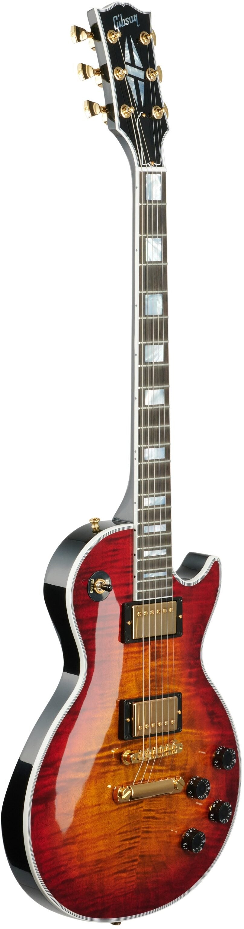 Gibson Les Paul Axcess Custom Figured Top w/ Ebony Fingerboard Gloss Electric Guitar, Bengal Burst