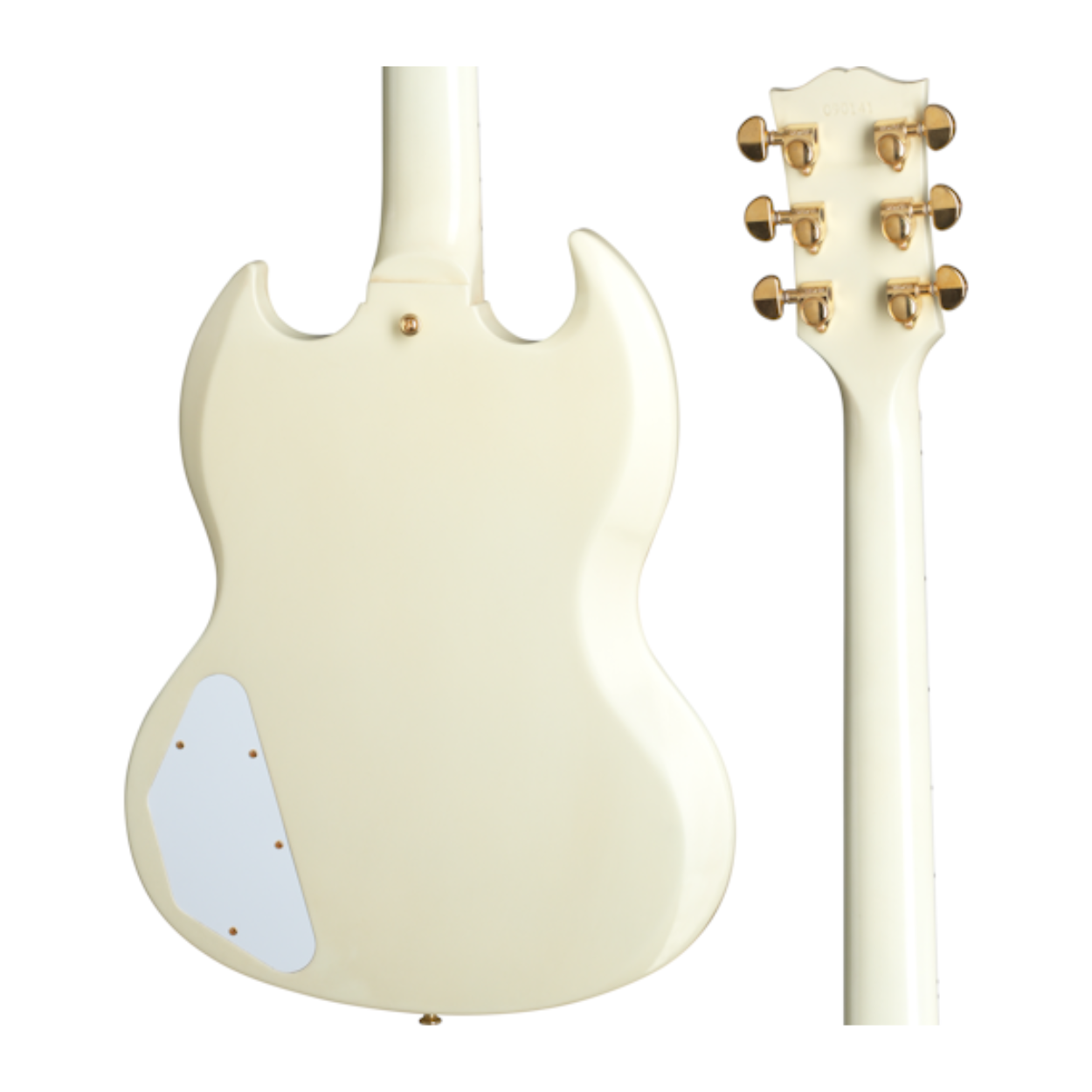 Gibson 1963 Les Paul SG Custom Reissue 3-Pickup w/ Maestro VOS Electric Guitar, Classic White (SGC63VOCWGM1) |  GIBSON |  ELECTRIC GUITAR |  Zoso Music