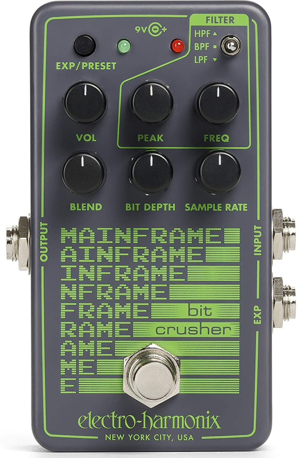 Electro-Harmonix Bit Crusher Guitar Effects Pedal | ELECTRO-HARMONIX , Zoso Music