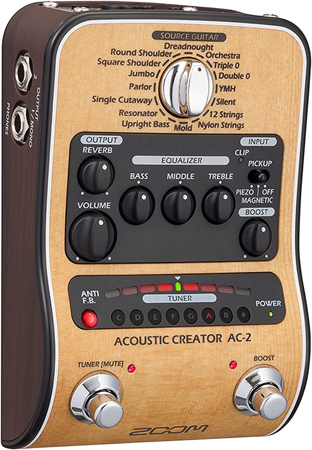 Zoom Ac-2 Acoustic Creator |  ZOOM |  EFFECTS |  Zoso Music