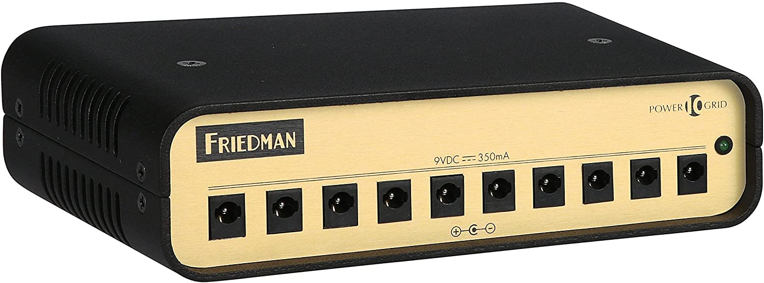 FRIEDMAN POWER GRID 10 SILENT 10 9V OUTPUT ISOLATED PEDAL POWER SUPPLY (350mA each output), FRIEDMAN, EFFECTS, friedman-effects-fri-powergrid10, ZOSO MUSIC SDN BHD