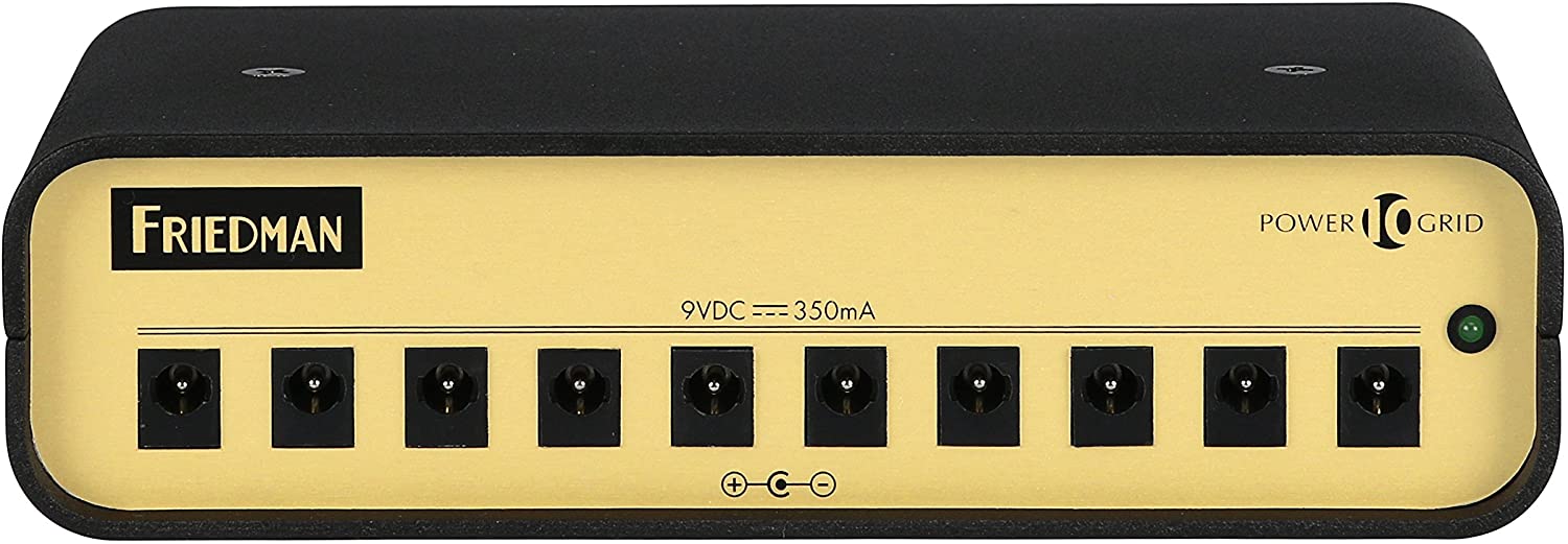 FRIEDMAN POWER GRID 10 SILENT 10 9V OUTPUT ISOLATED PEDAL POWER SUPPLY (350mA each output), FRIEDMAN, EFFECTS, friedman-effects-fri-powergrid10, ZOSO MUSIC SDN BHD