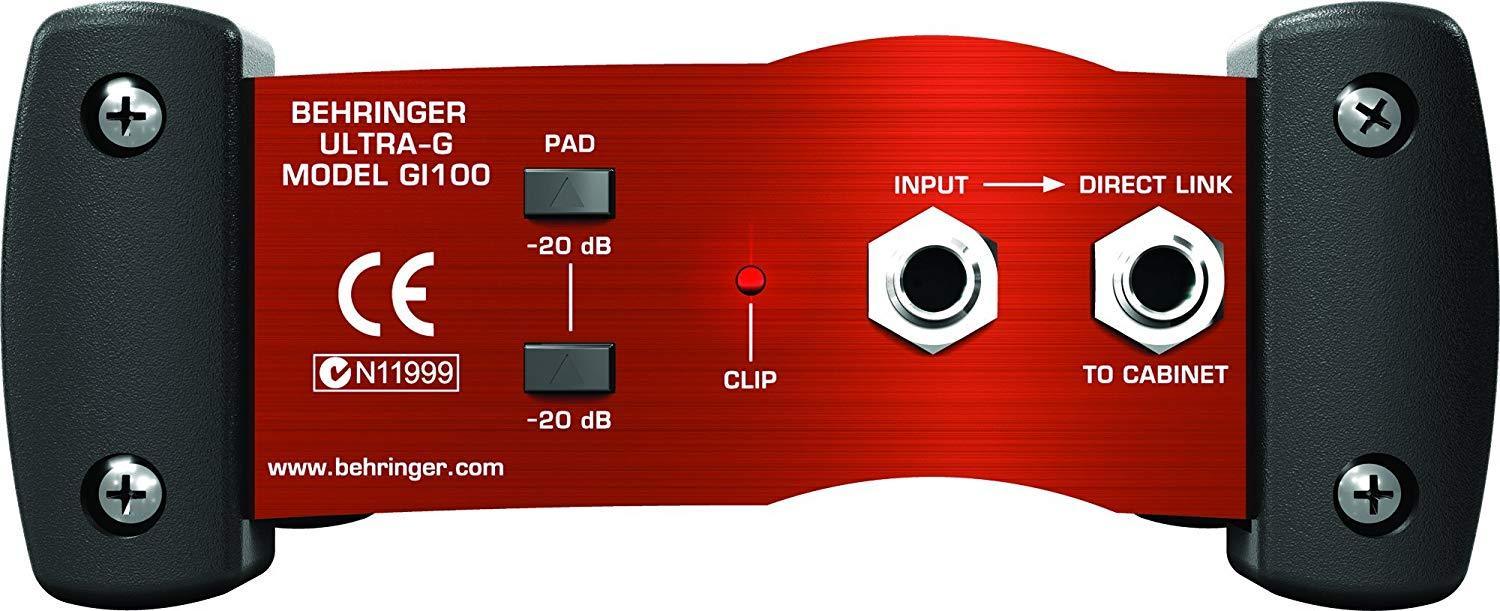 Behringer GI100 Active Di Box With Cabinet Simulation | BEHRINGER , Zoso Music