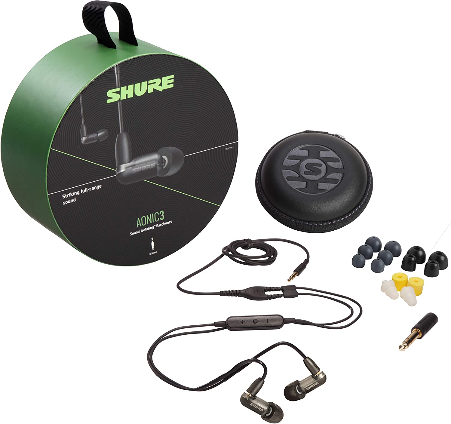 SHURE AONIC 3 SOUND ISOLATING EARPHONES - BLACK