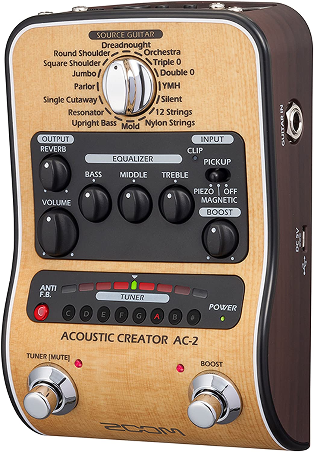 Zoom Ac-2 Acoustic Creator |  ZOOM |  EFFECTS |  Zoso Music