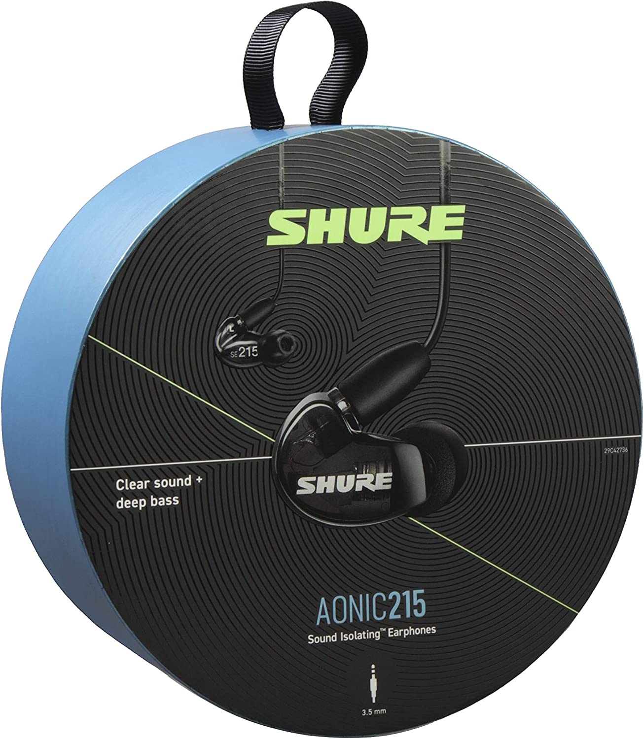 SHURE AONIC 215 SOUND ISOLATING EARPHONES - BLACK
