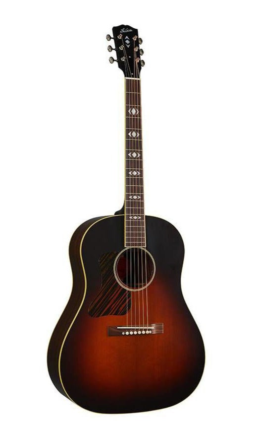 Gibson 1936 Advanced Jumbo (Left-handed) Acoustic Guitar, Vintage Sunburst (CSRSAJ36VSL)