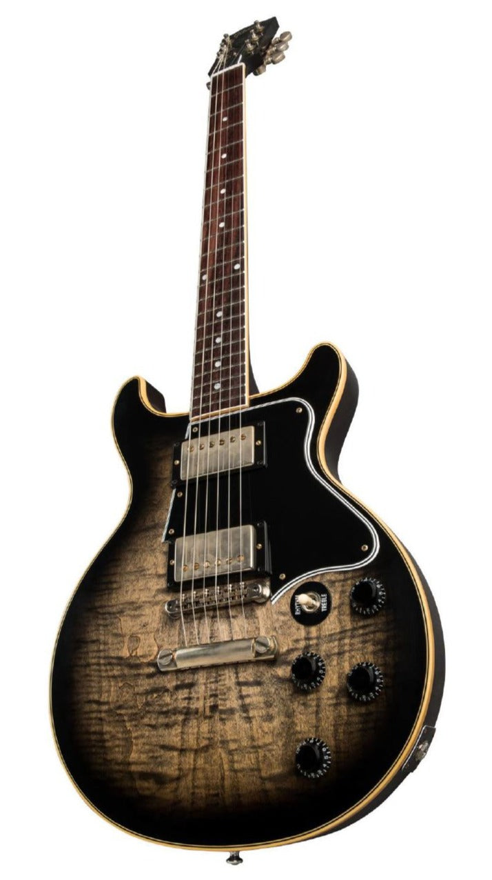 Gibson Les Paul Special Double Cut Figured Maple Top VOS Electric Guitar, Cobra Burst