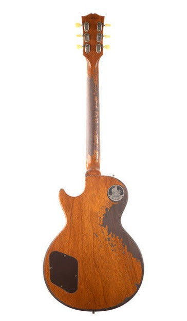 Gibson 1957 Les Paul Goldtop Reissue Ultra Heavy Aged Electric Guitar, Double Gold (LPR57UHDGNH1) |  GIBSON |  ELECTRIC GUITAR |  Zoso Music