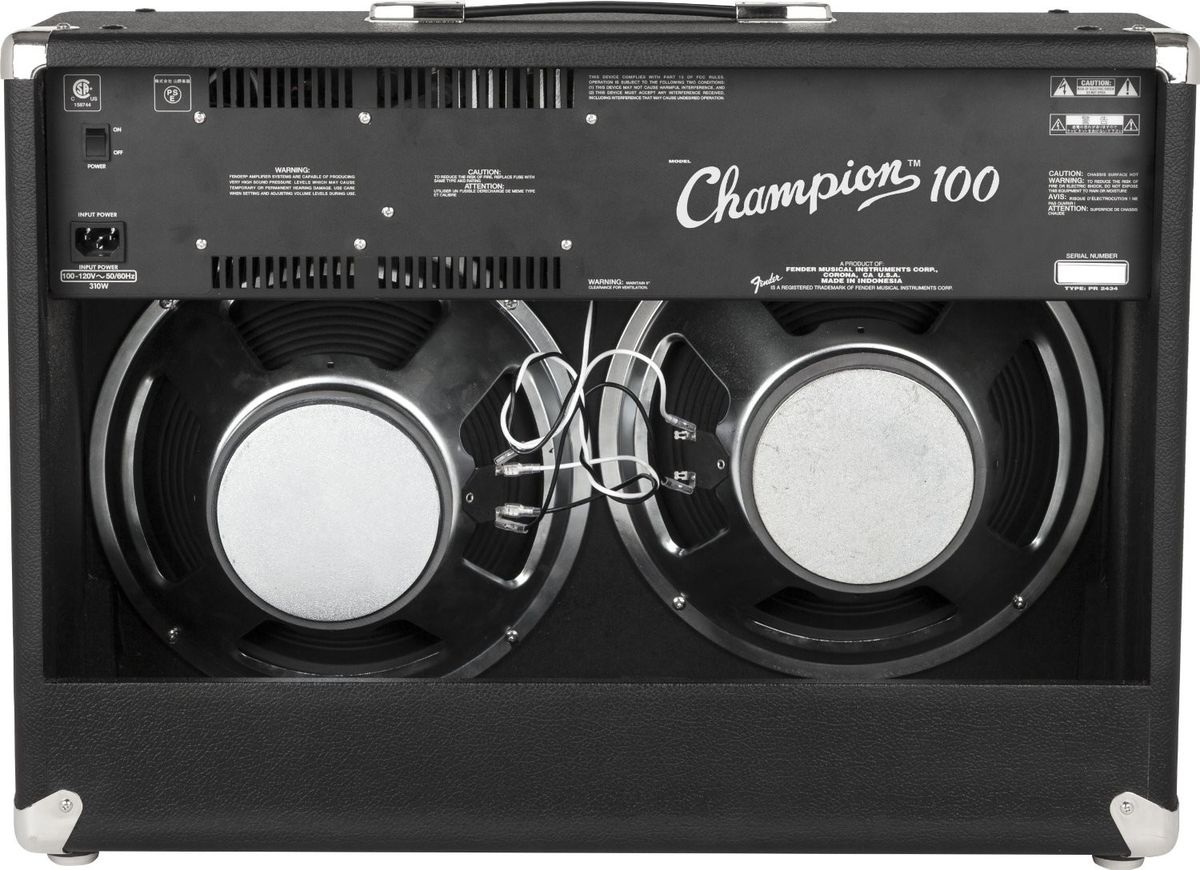FENDER CHAMPION 100 ELECTRIC GUITAR COMBO AMPLIFIER 100 WATT 2x12