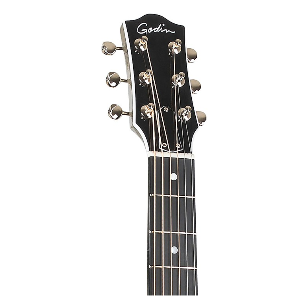 GODIN RIALTO JR. SATINA GRAY HG Q-DISCRETE PARLOR SIZE ACOUSTIC GUITAR