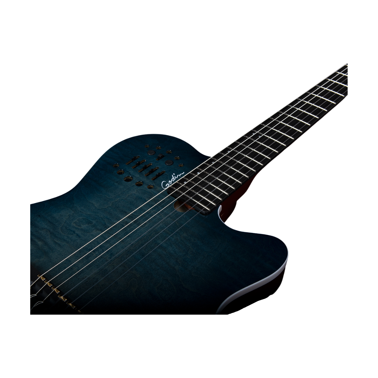 Godin Multiac ACS Denim Blue Flame Ltd Acoustic Electric Guitar |  GODIN GUITAR |  ACOUSTIC GUITAR |  Zoso Music
