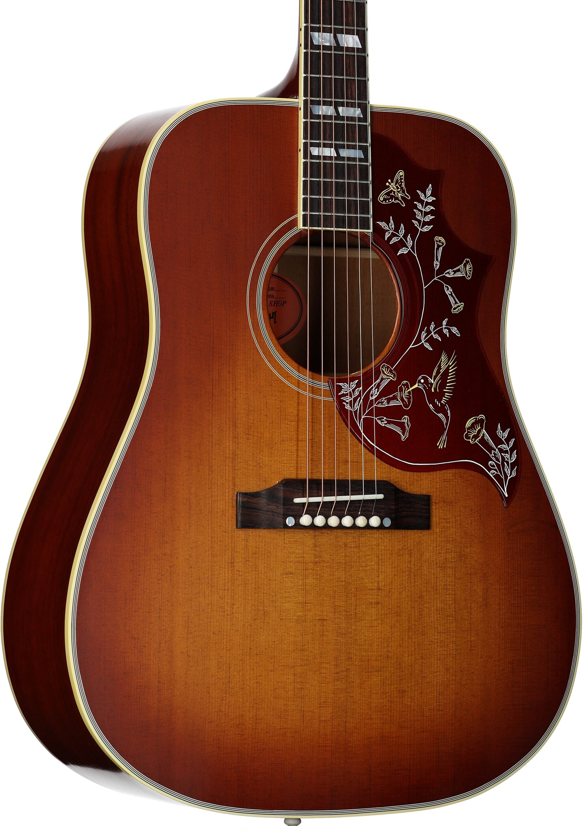 Gibson 1960 Hummingbird Acoustic Guitar, Fixed Bridge, Heritage Cherry Sunburst