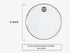 DIXON 0395 DRUMHEAD PHT608C 8IN CLEAR | DIXON , Zoso Music