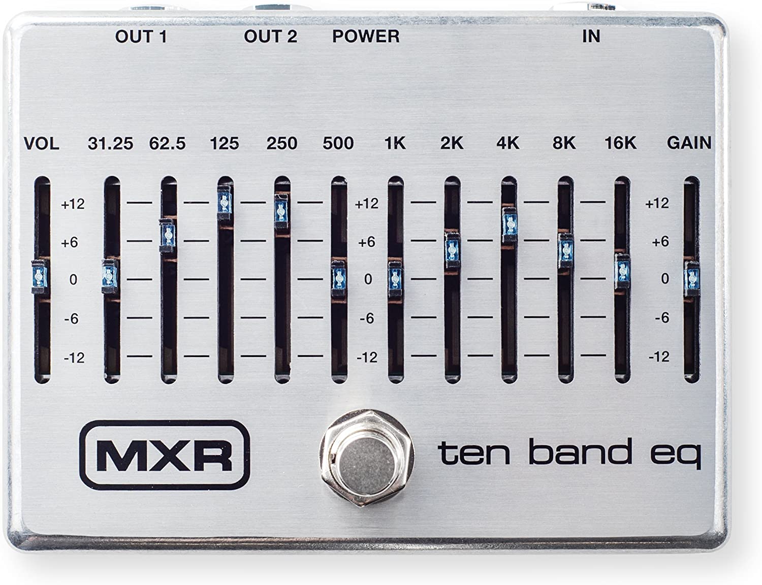 MXR M108S-UK 10 BAND EQUALIZER EFFECTS PEDAL - SILVER, MXR, EFFECTS, mxr-effects-m108s-uk, ZOSO MUSIC SDN BHD