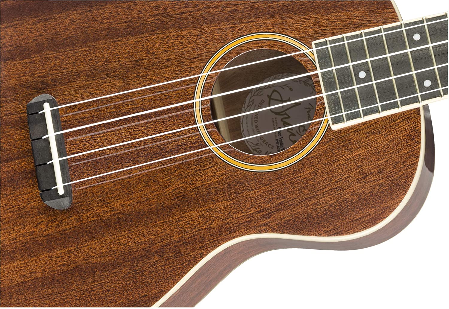 Fender G VanderWaal Signature Ukulele w/Bag, Walnut FB, Natural |  FENDER |  UKULELE |  Zoso Music