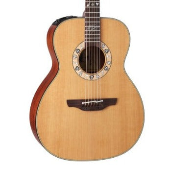 TAKAMINE KENNY CHESNEY KC70 OM BODY ACOUSTIC-ELECTRIC SOLID CEDAR TOP WITH CT4B II PREAMP & HARD CASE (MADE IN JAPAN)