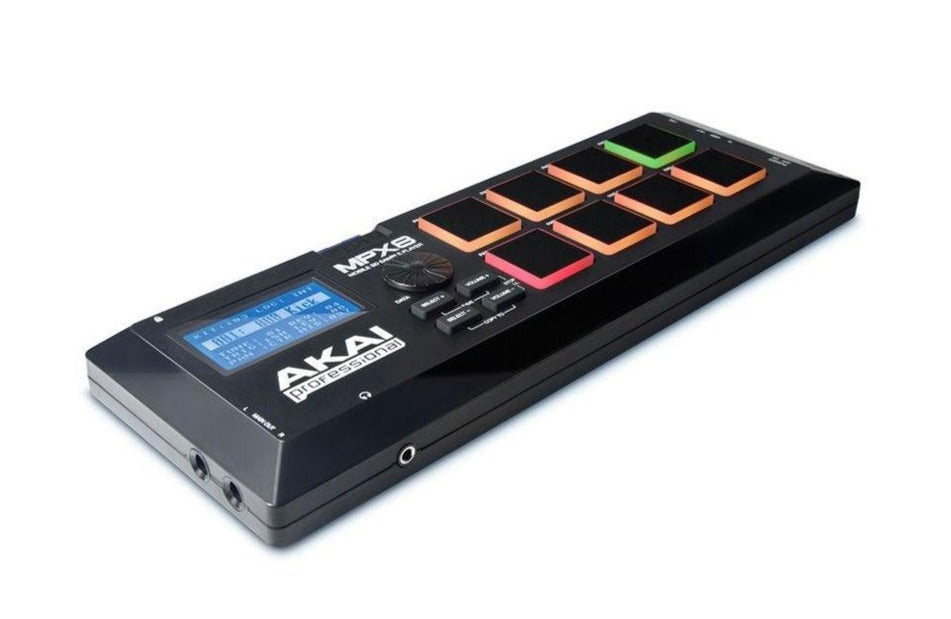 Akai Professional MPX8 8-Pad Pressure-sensitive Mobile SD Sample Player | AKAI PROFESSIONAL , Zoso Music