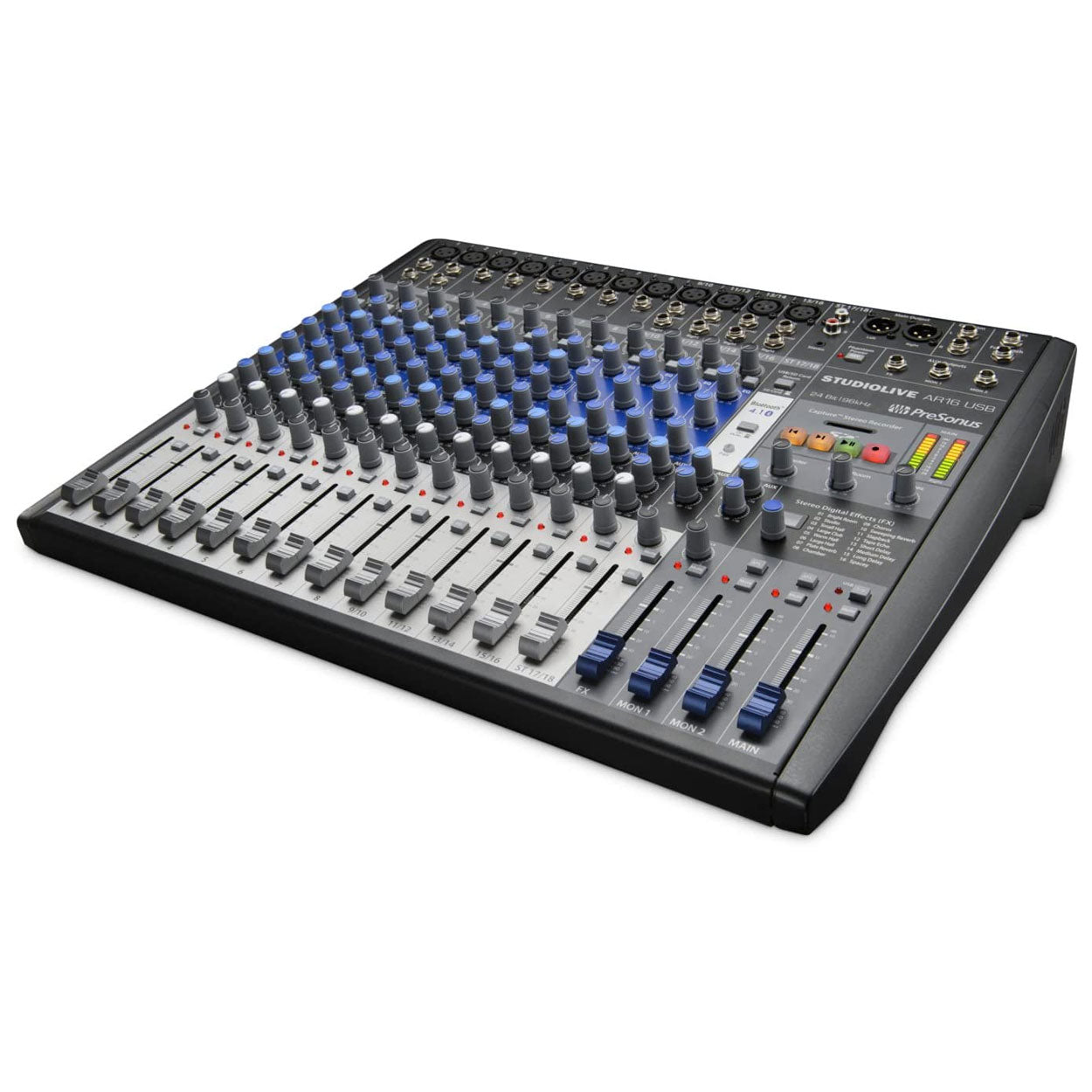 PRESONUS STUDIOLIVE AR16 USB MIXER AND AUDIO INTERFACE WITH EFFECTS (AR 16), PRESONUS, MIXER, presonus-mixer-psnslmar16c, ZOSO MUSIC SDN BHD