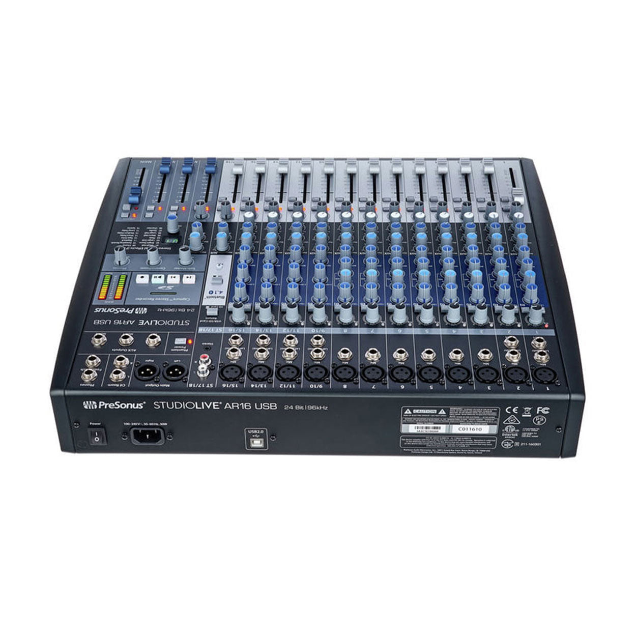 PRESONUS STUDIOLIVE AR16 USB MIXER AND AUDIO INTERFACE WITH EFFECTS (AR 16), PRESONUS, MIXER, presonus-mixer-psnslmar16c, ZOSO MUSIC SDN BHD