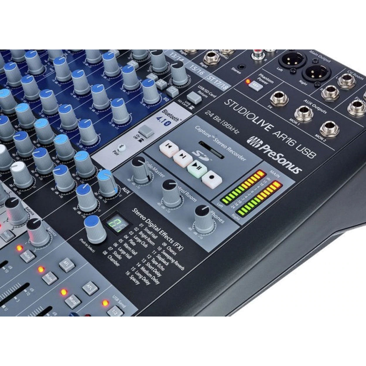 PRESONUS STUDIOLIVE AR16 USB MIXER AND AUDIO INTERFACE WITH EFFECTS (AR 16), PRESONUS, MIXER, presonus-mixer-psnslmar16c, ZOSO MUSIC SDN BHD