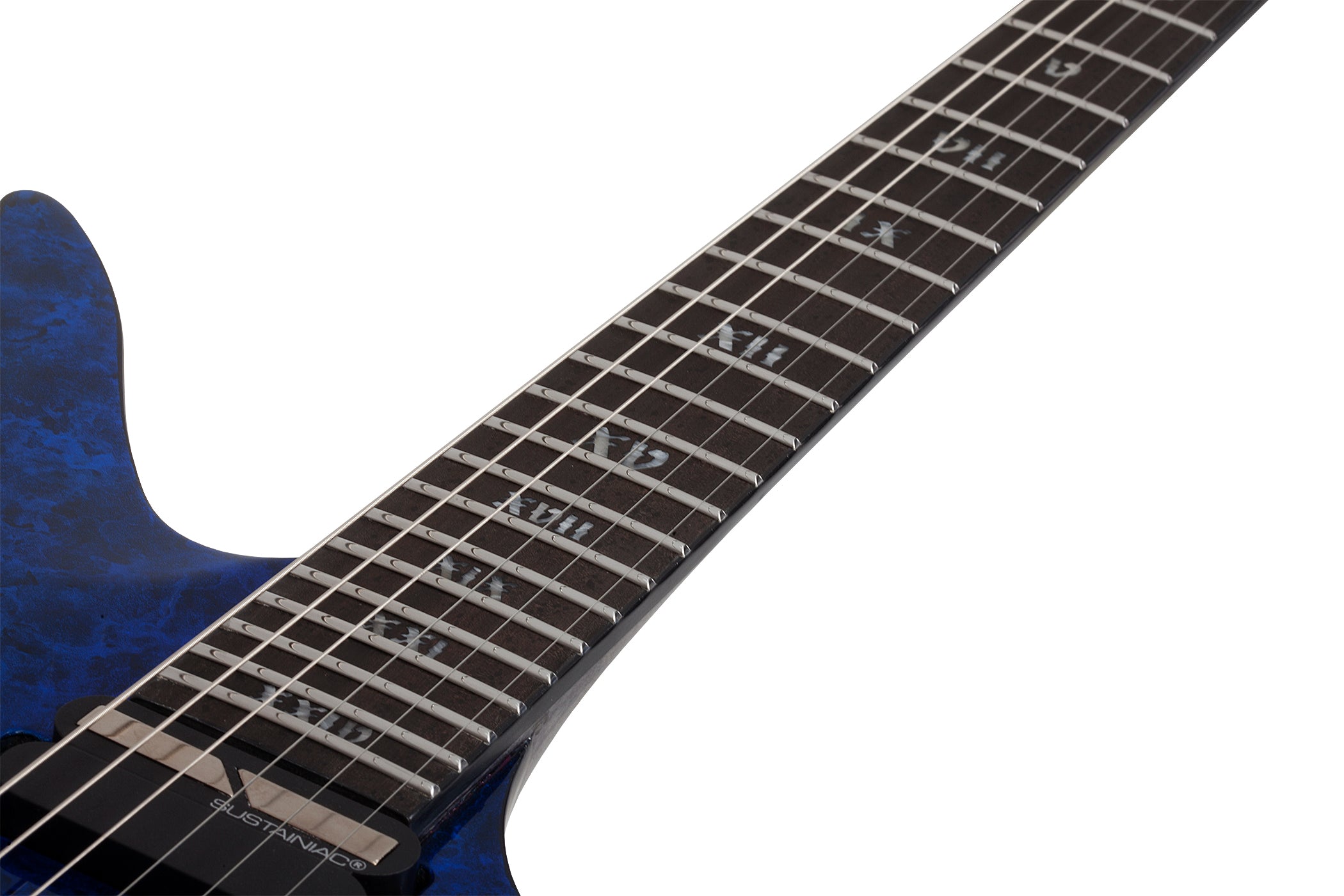 SCHECTER AVENGER FLOYD ROSE-S APOCALYPSE ELECTRIC GUITAR - BLUE REIGN (1309) MADE IN KOREA, SCHECTER, ELECTRIC GUITAR, schecter-electric-guitar-avenger-fr-s-apo-br, ZOSO MUSIC SDN BHD