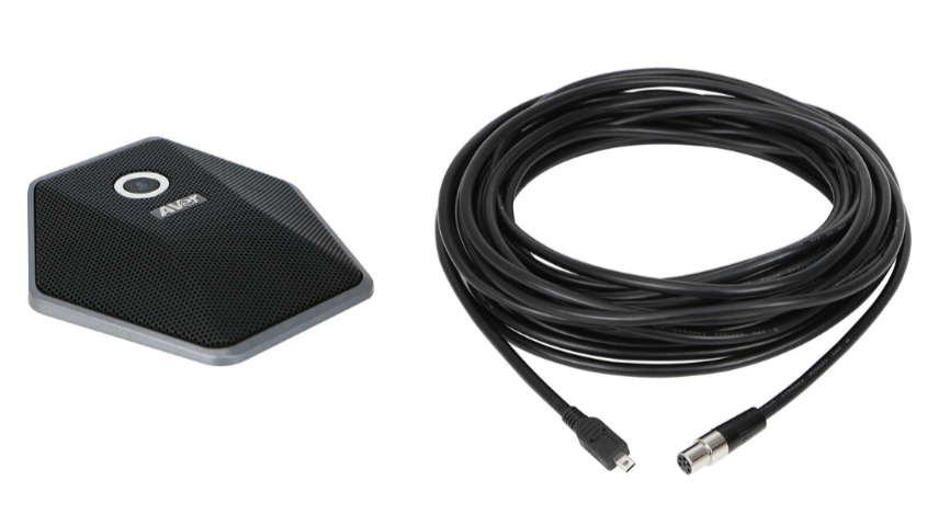 AVER ACC VIDEOBARS EXPANSION MICROPHONE - WITH 20M CABLE |  AVER |  MICROPHONE-DYNAMIC |  Zoso Music