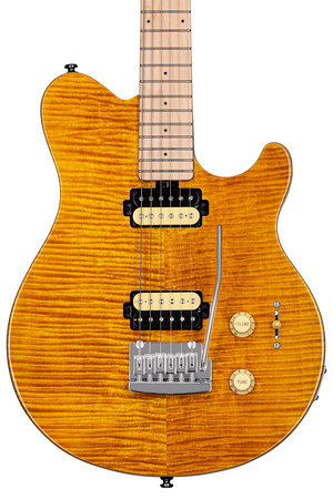 STERLING AX3FM AXIS IN FLAME ELECTRIC GUITAR TRANS GOLD COLOR ( AX3 FM/ TRANSPARENT GOLD/ TGD), STERLING, ELECTRIC GUITAR, sterling-electric-guitar-ax3fm-tgo, ZOSO MUSIC SDN BHD
