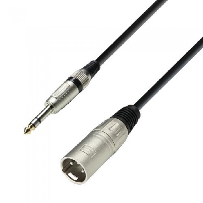 Adam Hall Cable K3BMV0300 Microphone Cable XLR Male to 1/4” Jack Stereo 3 Meter Length | ADAM HALL , Zoso Music