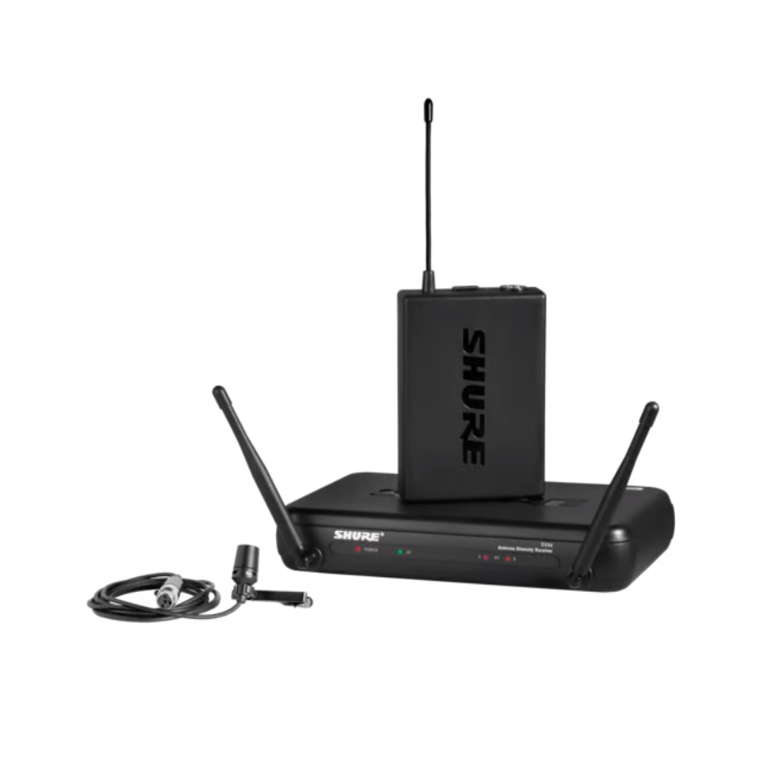 Shure SVX14/CVL Wireless Presenter System , SVX4 Diversity Receiver, SVX1 Bodypack Transmitter & CVL Centraverse Lavalier Condenser Microphone with Free Gator GM-1W Wireless Bag, SHURE, WIRELESS MICROPHONE SYSTEM, shure-wireless-microphone-system-svx14-cvl, ZOSO MUSIC SDN BHD