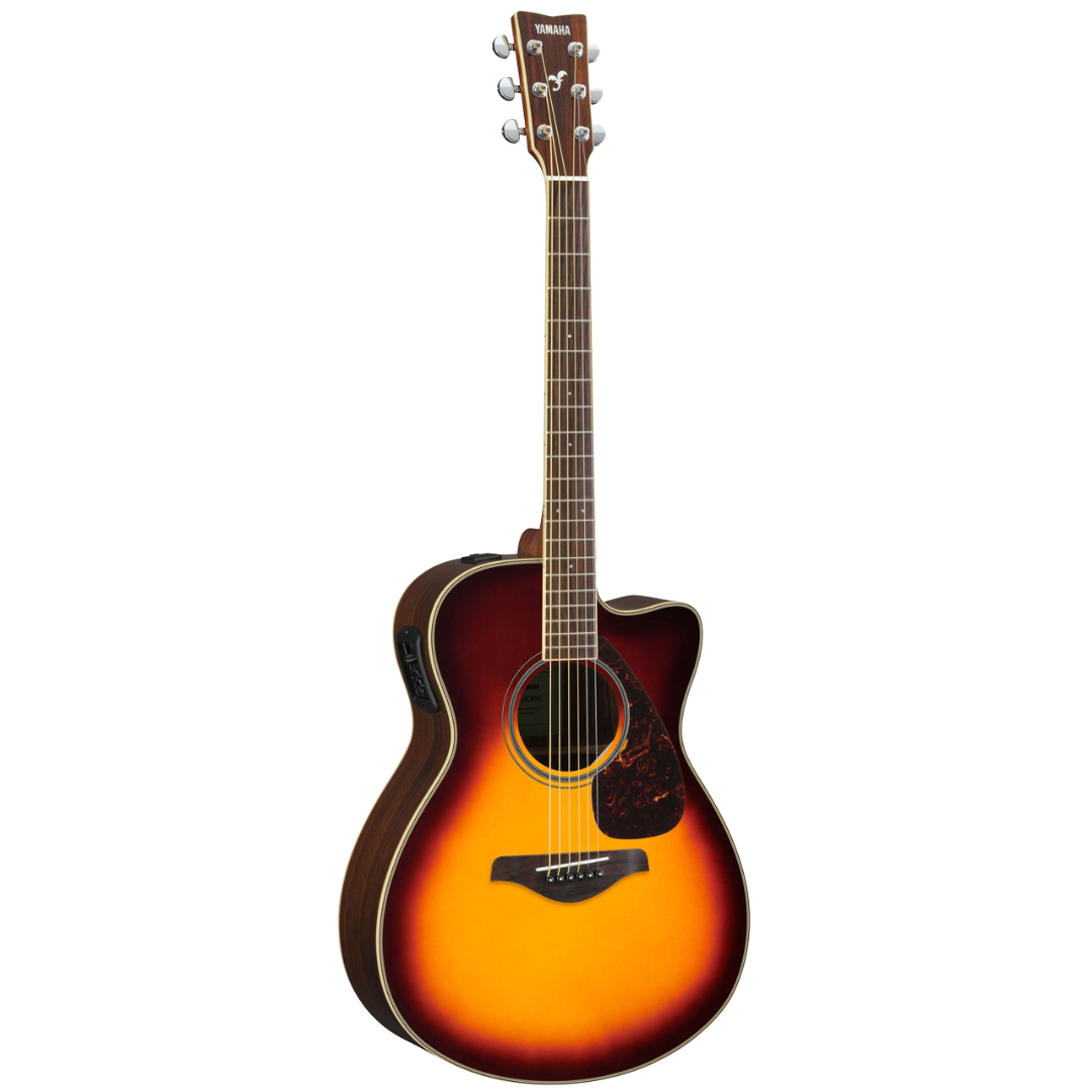 Yamaha FSX830C Concert Cutaway Acoustic-Electric Guitar - Brown Sunburst (FSX-830C), YAMAHA, ACOUSTIC GUITAR, yamaha-acoustic-guitar-ymhgfsx830c-bs, ZOSO MUSIC SDN BHD