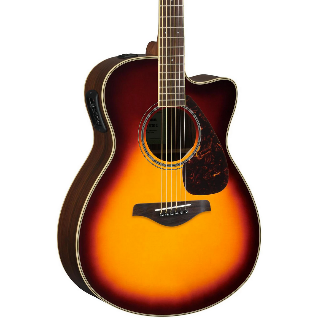 Yamaha FSX830C Concert Cutaway Acoustic-Electric Guitar - Brown Sunburst (FSX-830C), YAMAHA, ACOUSTIC GUITAR, yamaha-acoustic-guitar-ymhgfsx830c-bs, ZOSO MUSIC SDN BHD
