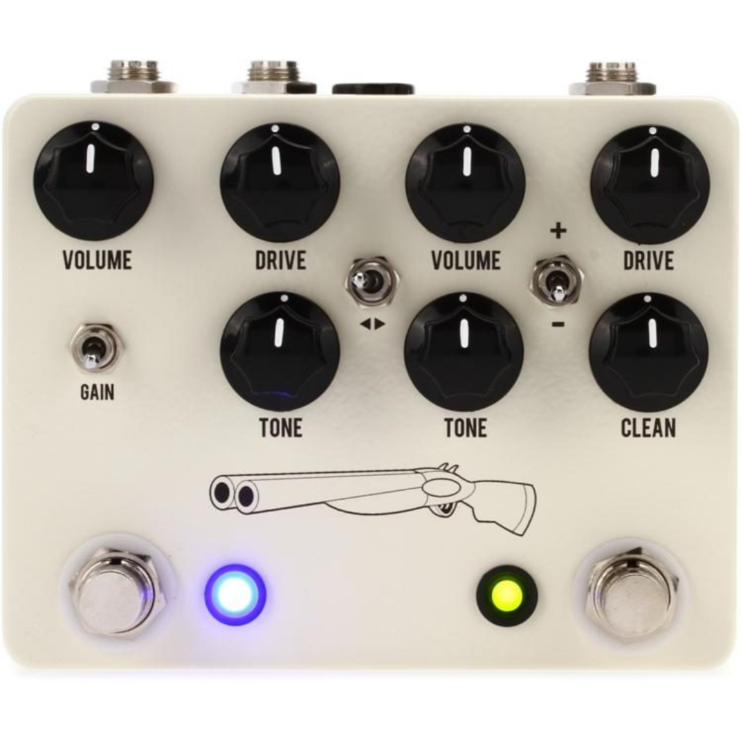 JHS Double Barrel V4 2-in-1 Dual Overdrive Guitar Effects Pedal, JHS, EFFECTS, jhs-effects-db-v4, ZOSO MUSIC SDN BHD