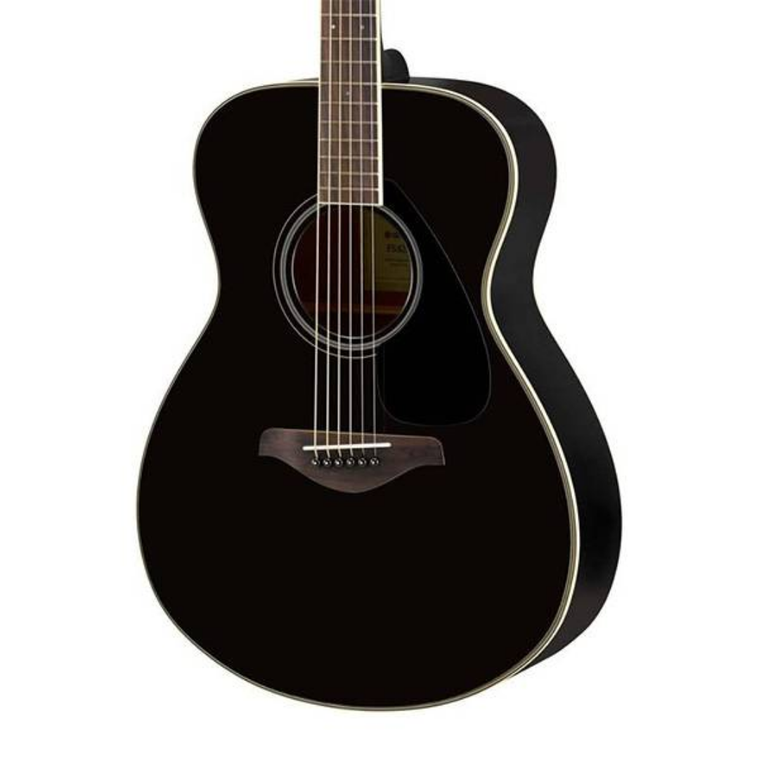 Yamaha FS820 Concert Acoustic Guitar w/FREE Gator Transit Series Acoustic Guitar Bag - Black (FS-820), YAMAHA, ACOUSTIC GUITAR, yamaha-acoustic-guitar-ymhgfs820-bk, ZOSO MUSIC SDN BHD