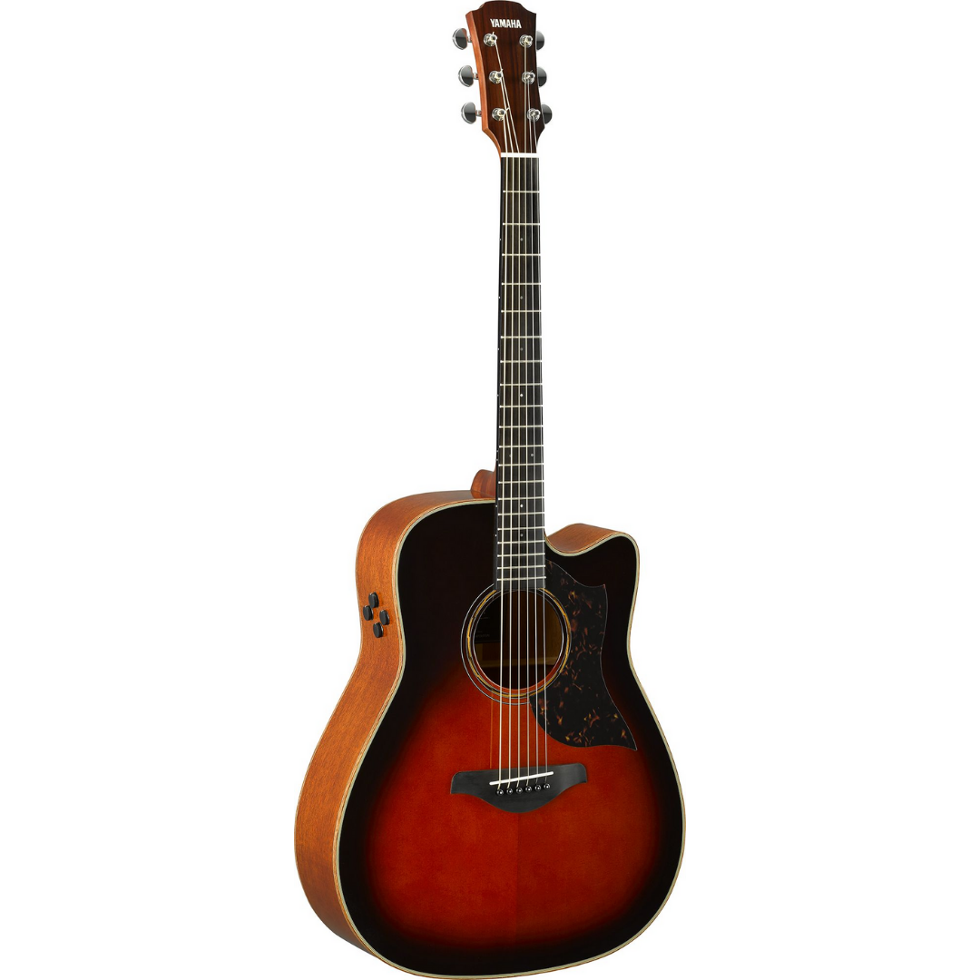 Yamaha A3M ARE Dreadnought Cutaway Acoustic-Electric Guitar with Hard Bag - Tobacco Brown Sunburst, YAMAHA, ACOUSTIC GUITAR, yamaha-acoustic-guitar-ymhga3m-tbs, ZOSO MUSIC SDN BHD