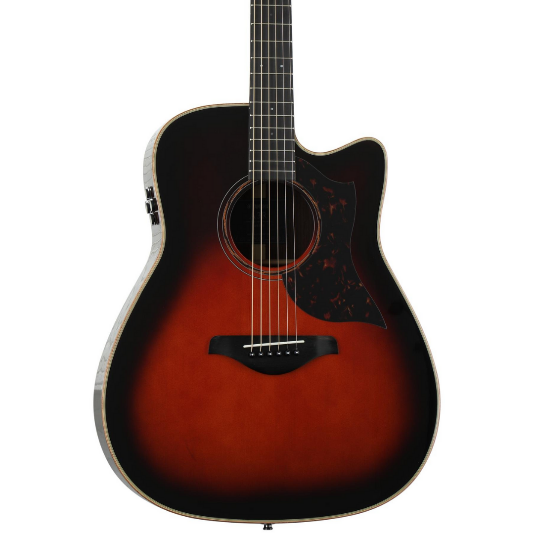 Yamaha A3M ARE Dreadnought Cutaway Acoustic-Electric Guitar with Hard Bag - Tobacco Brown Sunburst, YAMAHA, ACOUSTIC GUITAR, yamaha-acoustic-guitar-ymhga3m-tbs, ZOSO MUSIC SDN BHD