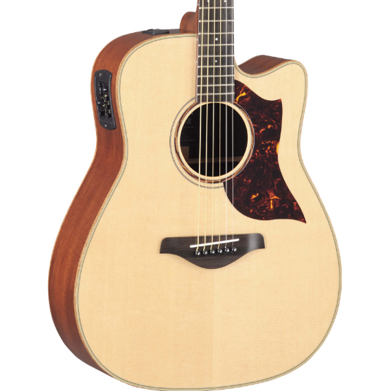 Yamaha A1R Dreadnought Cutaway Acoustic-Electric Guitar with Xvive U2 Wireless Guitar System - Natural, YAMAHA, ACOUSTIC GUITAR, yamaha-acoustic-guitar-ymhga1r-1, ZOSO MUSIC SDN BHD