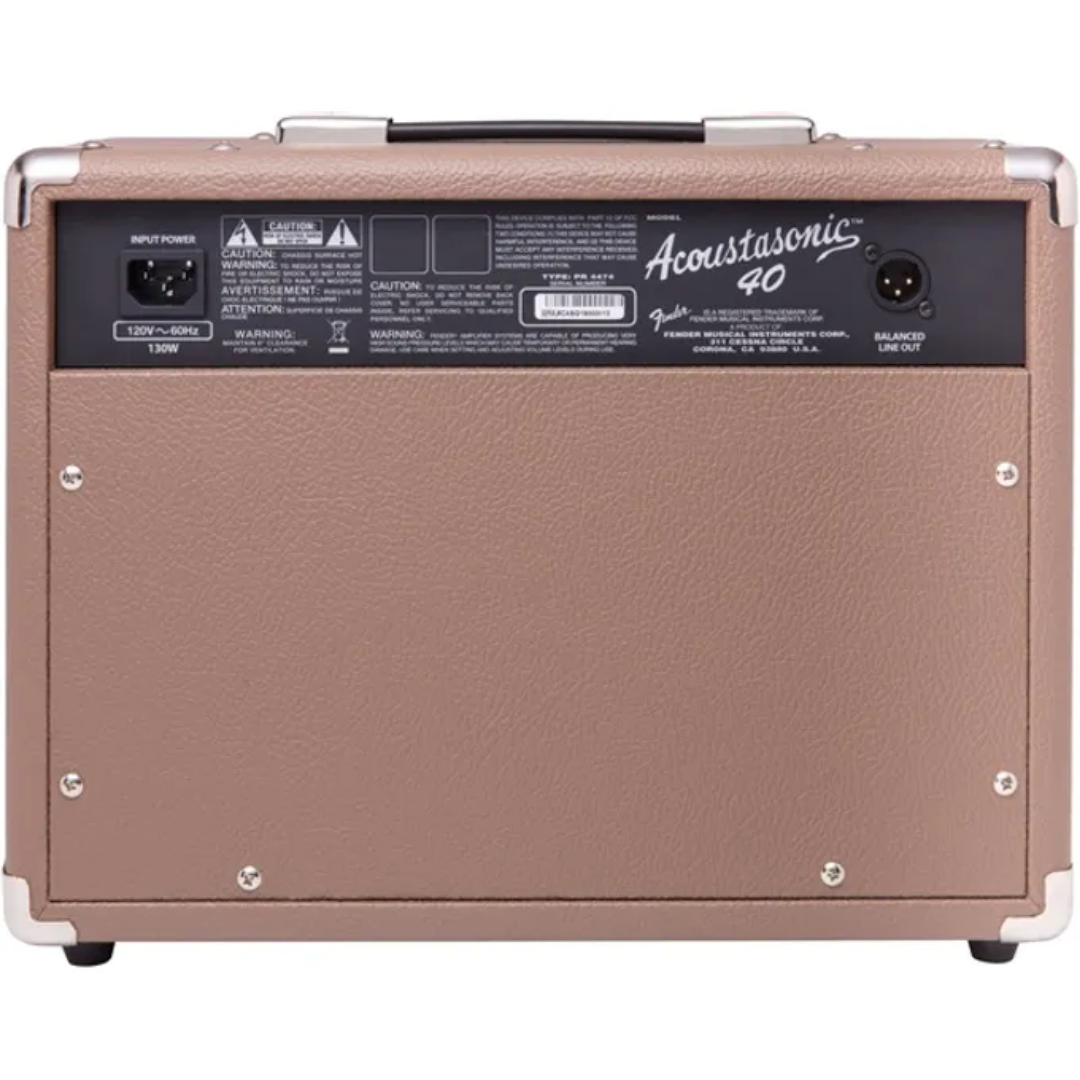 FENDER ACOUSTASONIC 40 ACOUSTIC GUITAR COMBO AMPLIFIER 230V UK, FENDER, ACOUSTIC AMPLIFIER, fender-acoustic-amplifier-f03-231-4204-000, ZOSO MUSIC SDN BHD