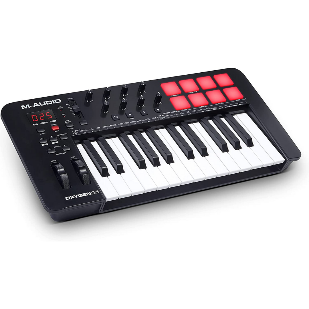 M-AUDIO OXYGEN MKV 25 KEYS USB MIDI CONTROLLER, M-AUDIO, MIDI CONTROLLER, m-audio-midi-controller-oxygen25mkv, ZOSO MUSIC SDN BHD